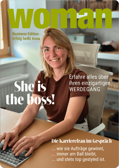 Vorlage She is the boss